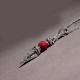 Cinnabar Sanskrit Dorje Vajra Blessing Necklace Cinnabar Sanskrit Dorje Vajra Blessing Necklace