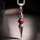 Cinnabar Sanskrit Dorje Vajra Blessing Necklace Cinnabar Sanskrit Dorje Vajra Blessing Necklace