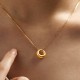 999 Gold Peace Buckle Necklace Pendant 999 Gold Peace Buckle Necklace Pendant