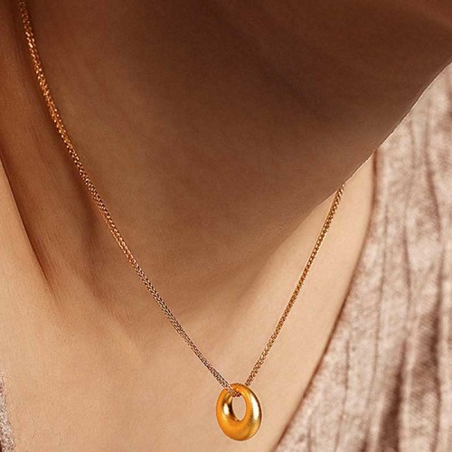 999 Gold Peace Buckle Necklace Pendant 999 Gold Peace Buckle Necklace Pendant