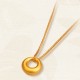 999 Gold Peace Buckle Necklace Pendant 999 Gold Peace Buckle Necklace Pendant