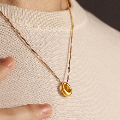 999 Gold Peace Buckle Necklace Pendant 999 Gold Peace Buckle Necklace Pendant