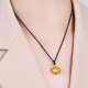 999 Gold Fu Character Luck Rope Pendant 999 Gold Fu Character Luck Rope Pendant