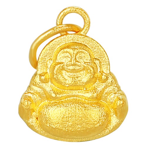 999 Gold Mini Laughing Buddha Luck Necklace 999 Gold Mini Laughing Buddha Luck Necklace