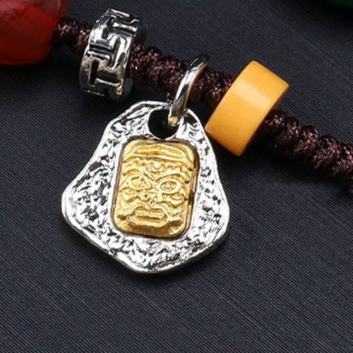 Tibetan Nine-eye Dzi Bead Protection Necklace