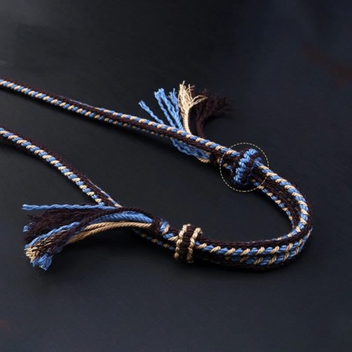 Tibetan Nine-eye Dzi Bead Protection Necklace