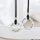 999 Silver Peace Buckle Protection Necklace 999 Silver Peace Buckle Protection Necklace