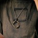 Vintage Copper Brass Handmade Luck Necklace Vintage Copper Brass Handmade Luck Necklace