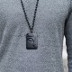 Black Obsidian Buddha Prayer Purification Necklace Black Obsidian Buddha Prayer Purification Necklace