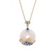 White Jade Peace Buckle Necklace