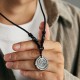 999 Silver Sophora Flavescens Cotton Rope Necklace 999 Silver Sophora Flavescens Cotton Rope Necklace