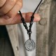 999 Silver Sophora Flavescens Cotton Rope Necklace 999 Silver Sophora Flavescens Cotton Rope Necklace