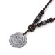 999 Silver Sophora Flavescens Cotton Rope Necklace 999 Silver Sophora Flavescens Cotton Rope Necklace