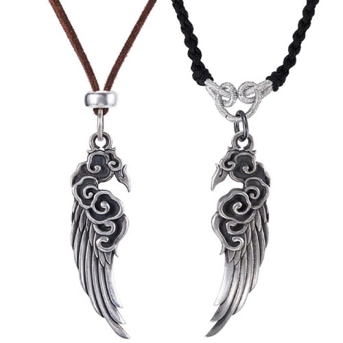 Auspicious Clouds Wing Cotton Rope Necklace Auspicious Clouds Wing Cotton Rope Necklace