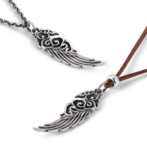 Auspicious Clouds Wing Cotton Rope Necklace Auspicious Clouds Wing Cotton Rope Necklace