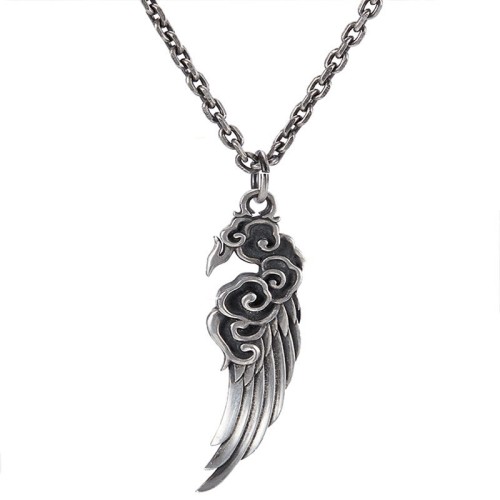 Auspicious Clouds Wing Cotton Rope Necklace Auspicious Clouds Wing Cotton Rope Necklace
