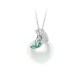 Chalcedony Ginkgo Leaf Peace Necklace Pendant Chalcedony Ginkgo Leaf Peace Necklace Pendant