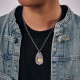 999 Silver Gold Tai Chi Yin Yang Necklace 999 Silver Gold Tai Chi Yin Yang Necklace