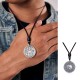 999 Silver Tai Chi Yin Yang Bagua Mountain Ghost Necklace 999 Silver Tai Chi Yin Yang Bagua Mountain Ghost Necklace