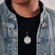 999 Silver Tai Chi Yin Yang Bagua Mountain Ghost Necklace 999 Silver Tai Chi Yin Yang Bagua Mountain Ghost Necklace
