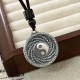 999 Silver Tai Chi Yin Yang Bagua Mountain Ghost Necklace 999 Silver Tai Chi Yin Yang Bagua Mountain Ghost Necklace