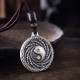 999 Silver Tai Chi Yin Yang Bagua Mountain Ghost Necklace 999 Silver Tai Chi Yin Yang Bagua Mountain Ghost Necklace