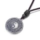 999 Silver Tai Chi Yin Yang Bagua Mountain Ghost Necklace 999 Silver Tai Chi Yin Yang Bagua Mountain Ghost Necklace
