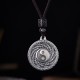 999 Silver Tai Chi Yin Yang Bagua Mountain Ghost Necklace 999 Silver Tai Chi Yin Yang Bagua Mountain Ghost Necklace