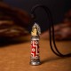 Tibetan Medicine Buddha Nine-Eye Dzi Bead Necklace Tibetan Medicine Buddha Nine-Eye Dzi Bead Necklace