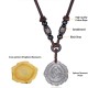999 Silver Sophora Flavescens Cotton Rope Necklace 999 Silver Sophora Flavescens Cotton Rope Necklace
