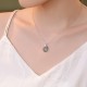 Silver 18K Gold Jade Peace Snake Pendant Silver 18K Gold Jade Peace Snake Pendant
