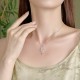 Sterling Silver 14K Gold White Jade Gourd Cat Necklace Pendant Sterling Silver 14K Gold White Jade Gourd Cat Necklace Pendant
