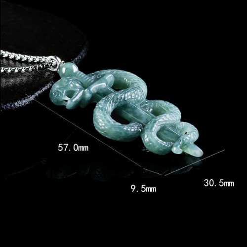 Hetian Jade Snake Sword Luck Pendant Hetian Jade Snake Sword Luck Pendant