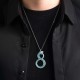 925 Sterling Silver Natural Jade Year of the Snake Necklace Pendant 925 Sterling Silver Natural Jade Year of the Snake Necklace Pendant