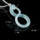 925 Sterling Silver Natural Jade Year of the Snake Necklace Pendant 925 Sterling Silver Natural Jade Year of the Snake Necklace Pendant