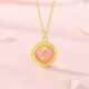 925 Silver Year of the Snake Golden Snake Necklace