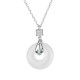 999 Silver Chalcedony Peace Snake Healing Necklace 999 Silver Chalcedony Peace Snake Healing Necklace