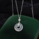 999 Silver Chalcedony Peace Snake Healing Necklace 999 Silver Chalcedony Peace Snake Healing Necklace