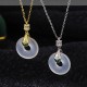 999 Silver Chalcedony Peace Snake Healing Necklace 999 Silver Chalcedony Peace Snake Healing Necklace