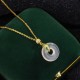 999 Silver Chalcedony Peace Snake Healing Necklace 999 Silver Chalcedony Peace Snake Healing Necklace