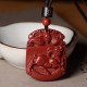 Chinese Zodiac Cinnabar Calm Concentration Pendant Chinese Zodiac Cinnabar Calm Concentration Pendant