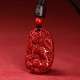 Chinese Zodiac Cinnabar Calm Necklace Pendant Chinese Zodiac Cinnabar Calm Necklace Pendant