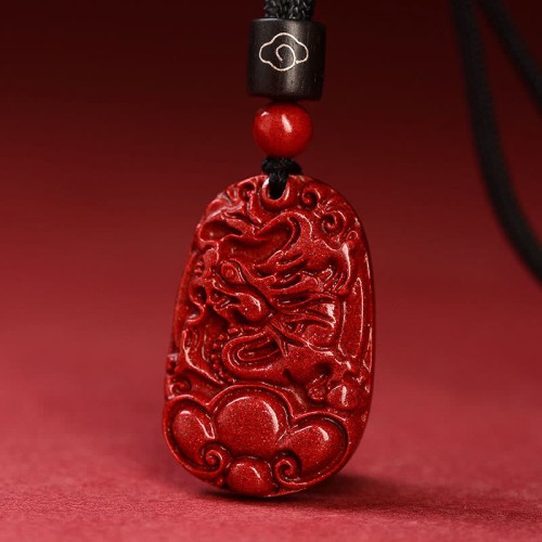 Chinese Zodiac Cinnabar Calm Necklace Pendant Chinese Zodiac Cinnabar Calm Necklace Pendant