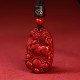 Chinese Zodiac Cinnabar Calm Necklace Pendant Chinese Zodiac Cinnabar Calm Necklace Pendant