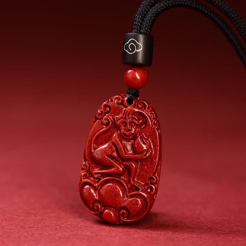 Chinese Zodiac Cinnabar Calm Necklace Pendant Chinese Zodiac Cinnabar Calm Necklace Pendant