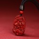 Chinese Zodiac Cinnabar Calm Necklace Pendant Chinese Zodiac Cinnabar Calm Necklace Pendant