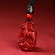 Chinese Zodiac Cinnabar Calm Necklace Pendant Chinese Zodiac Cinnabar Calm Necklace Pendant