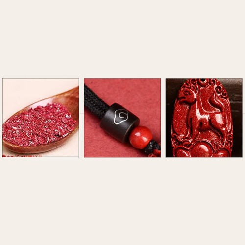 Chinese Zodiac Cinnabar Calm Necklace Pendant Chinese Zodiac Cinnabar Calm Necklace Pendant