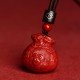 Chinese Zodiac Money Bag Cinnabar Calm Necklace Pendant Chinese Zodiac Money Bag Cinnabar Calm Necklace Pendant