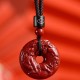 Chinese Zodiac Cinnabar Peace Necklace